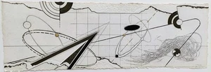 Walter VALENTINI,“Storia Celeste II”acquaforte,design,arte contemporanea - Picture 1 of 2