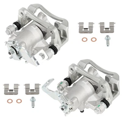 Pinzas de freno de disco traseras izquierda derecha con soporte para Hyundai Elantra GT 2013-2017 Foto 1 de 4