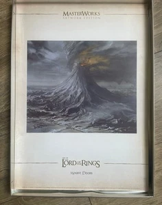 Lord Of The Rings Concept Art Mount Doom LOTR Official Lithograph Print Rare - Picture 1 of 7