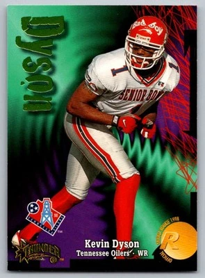1998 SkyBox Thunder Kevin Dyson Rookie Tennessee Oilers #228 - Image 1 of 2