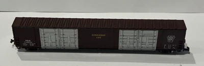 N Scale CON-COR 85' Hi-Cube Boxcar, Pennsylvania RR, PRR110037 - See Pic - Image 1 of 4