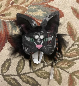 Therian Black Cat Mask (READ DESC) | Furry Therian Cosplay - Picture 1 of 12