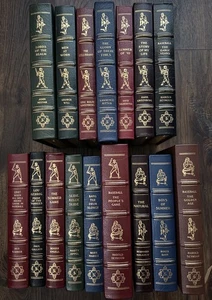 Easton Press Baseball Hall of Fame Library 16 Volumes - Picture 1 of 4