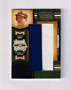 George Brett 2005 Donruss Prime Jersey Parche Juego Usado # 5/6 KC ROYALS HOF - Imagen 1 de 2