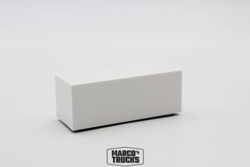 Wechselbrücke Wechselkoffer wie Albedo weiß unbedruckt Länge 8,1cm 1:87 /RN12  - Bild 1 von 1