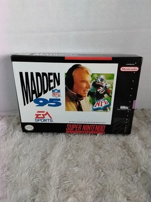 Madden NFL 95 Super Nintendo SNES *только коробка* без игры - Изображение 1 из 4