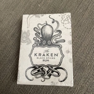 The Kraken Black Spiced Rum Poker Playing Cards New Sealed Package 2013 Made USA - Picture 1 of 2
