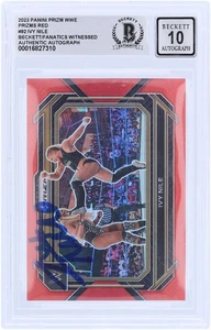 Ivy Nile WWE Autographed 2023 Panini Prizm Red Prizm #92 #/299 BAS 10 Card - Picture 1 of 1