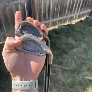 2 Ping ISI-K Green Dot 5 Iron Ping Steel Very Nice !! - Picture 1 of 13