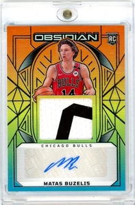 Matas Buzelis 2024 Obsidian RPA Electric Etch Hot Springs Flood /15 #228 - Picture 1 of 2
