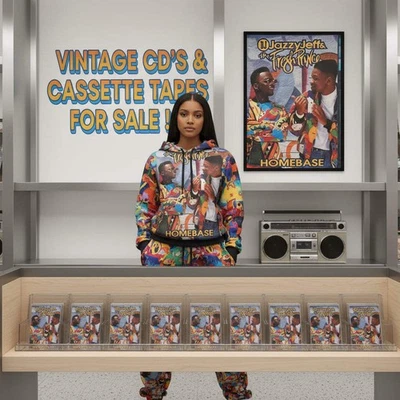 •D.J. JAZZY JEFF AND THE FRESH PRINCE ~ HOMEBASE• (1991 OG PRESS) (CASSETTE) (4) - Image 1 of 4