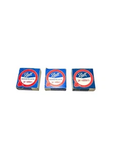 Vintage Ball Good Luck Jar Rubbers Lot Of 3 Regular Size New Old Stock - Picture 1 of 8
