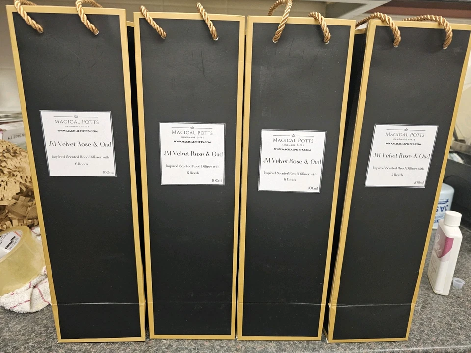 Juego de regalo difusor de caña hecho a mano Foto 1 de 2