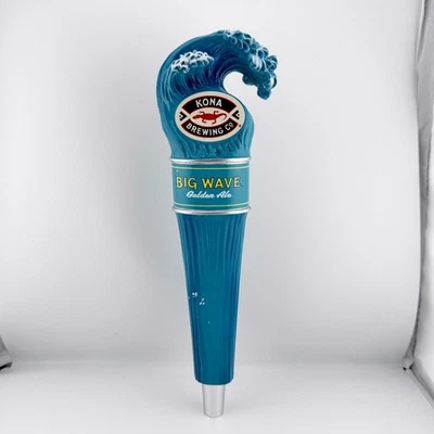 Kona Brewing Co Big Wave Tap Handle Hawaii Craft Beer Knob Keg Draft Pull - Image 1 of 4