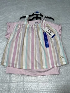 Calvin Klein Jeans Kids' Girls 3-piece Set - 2 Tops / 1 bottom Size 7. New - Picture 1 of 6