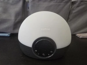 Lumie Bodyclock Glow 150 Wake-Up Light Alarm Clock with Sounds and Sunset Timer - Picture 1 of 2