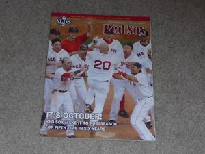 2008 BOSTON RED SOX ALDS DIVISION SERIES PROGRAM ANGELS - Picture 1 of 1