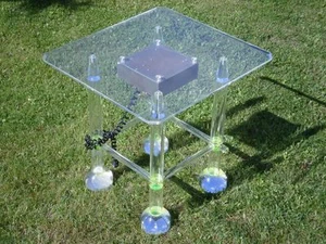 Designer Plexiglastisch, Table, Tisch mit Beleuchtung, Sonderanfertigung - Picture 1 of 1