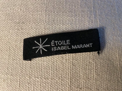 étiquette tissé vêtement marque "étoile" Isabel Marant label clothe / à coudre - Photo 1/2