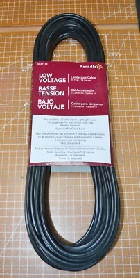 Cable de paisaje de bajo voltaje Paradise, 50’ x 14GA Foto 1 de 2