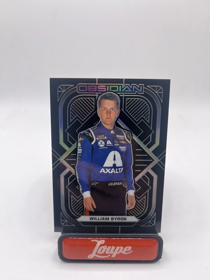 William Byron 2022 Panini Chronicles Racing Obsidian #45 Axalta Chevy - Image 1 of 3