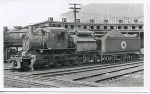 9DD626 RP 1936/80s LEHIGH NEW ENGLAND RAILROAD 2-8-0 CAMELBACK #37 PEN ARGYL PA - Picture 1 of 1