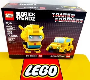 Lego Brickheadz 40804 Transformers BumbleBee Roboter & Fahrzeug - Bild 1 von 2