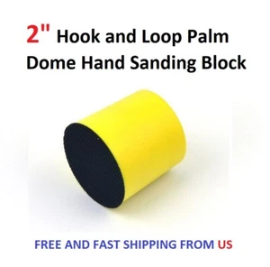 2" Hook and Loop Palm Dome Hand Sanding Block - Picture 1 of 5