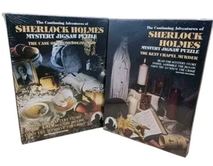 Sherlock Holmes Meddling Maid & Kent Chapel Mystery Puzzle 550 Teile NEU - Bild 1 von 9