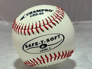 Champro Saf-T-Soft Level 3 Rubber Core Indoor Baseball CBB60 1 Doz - Picture 1 of 3