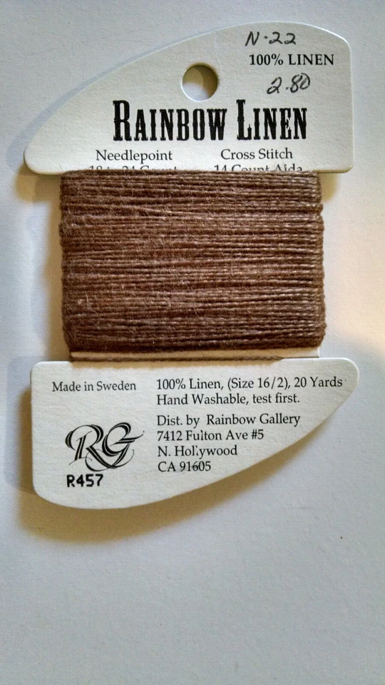 Rainbow Gallery Rainbow Linen  Needlepoint Embroidery Thread - Image 1 of 1