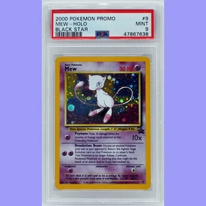 Pokemon Mew Holo #9 Black Star Promo PSA 9 Mint - Picture 1 of 4