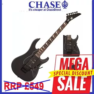 Vintage VR2000 VMX Raider Electric Guitar | Satin Black | Wilkinson Pickups Z - Picture 1 of 11