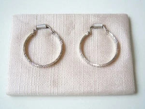 835 Silber Ohrstecker Ohrringe Creolen 1,2 g/1,9 x 1,7 cm - Bild 1 von 5