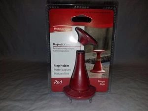 Rubbermaid Red Magnetic Closure Ring Holder  -- NIB - Picture 1 of 2