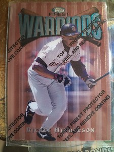 1997 TOPPS FINEST RICKEY HENDERSON #63 SAN DIEGO PADRES