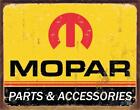New Mopar Parts And Accessories Garage Sign Wall Decor Metal Sign 16W X 13H