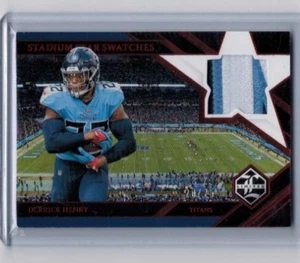 2022 Panini Limited Derrick Henry Stadium Star Swatches Ruby Patch #'ed 20/25 - Picture 1 of 1
