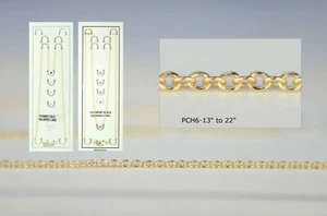 14k Yellow Gold Soldered Link Chain Necklace (pch6) - Picture 1 of 3