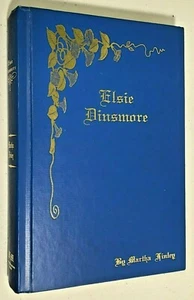 ELSIE DINSMORE Book 1 FINLEY, Mantle Ministries 1993, beautiful blue & gilt HCs! - Picture 1 of 4