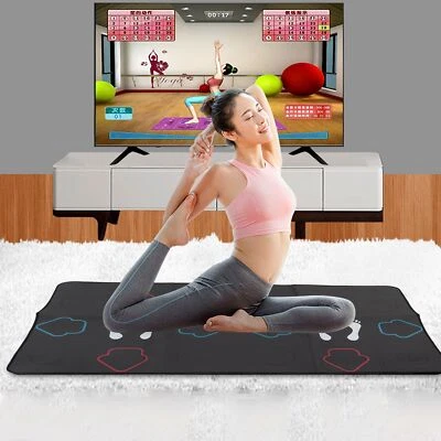 USB Electronic Dance Mat Non Slip Musical Playmat Double User Exercise Dance - Image 1 of 4