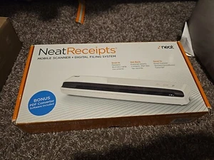Neat Receipts Mobile Scanner + Digital Filing System NM-1000 Store, Organize NEW - Picture 1 of 2