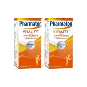 Pharmaton 2Box Vitality 30 Cabsules 40 Mg Ginseng G115 Multivitamin Minerals New - Picture 1 of 1