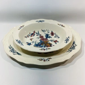Williamsburg Potpourri Wedgwood TKD510 Ovale Servierplatte 13,5" und Schale 10" - Bild 1 von 9
