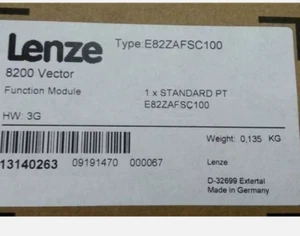 E82ZAFSC100 1PCS NEW LENZE Function Module Inverter 8200 Vector E82ZAFSC100 - Picture 1 of 1