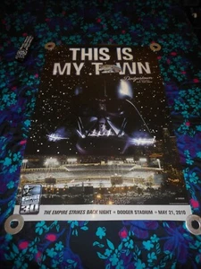 EMPIRE STRIKES BACK 30TH ANNIVERSARY - DODGER STADIUM - ORIGINAL GEROLLTES SS POSTER - Bild 1 von 1
