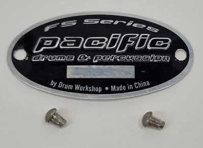 PDP FS Series Drum Badge with Mounting Rivets - Image 1 of 3