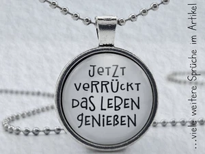 Spruchkette by Perletta 6 Texte Lebensweisheiten Zitate Motivation Spass - J - Bild 1 von 16