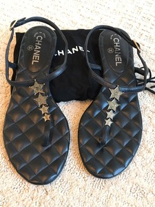chanel beach slippers