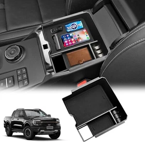 For 2024 Ford Ranger Center Console Organizer, for 2024 Ford Ranger Raptor Armre - Picture 1 of 7